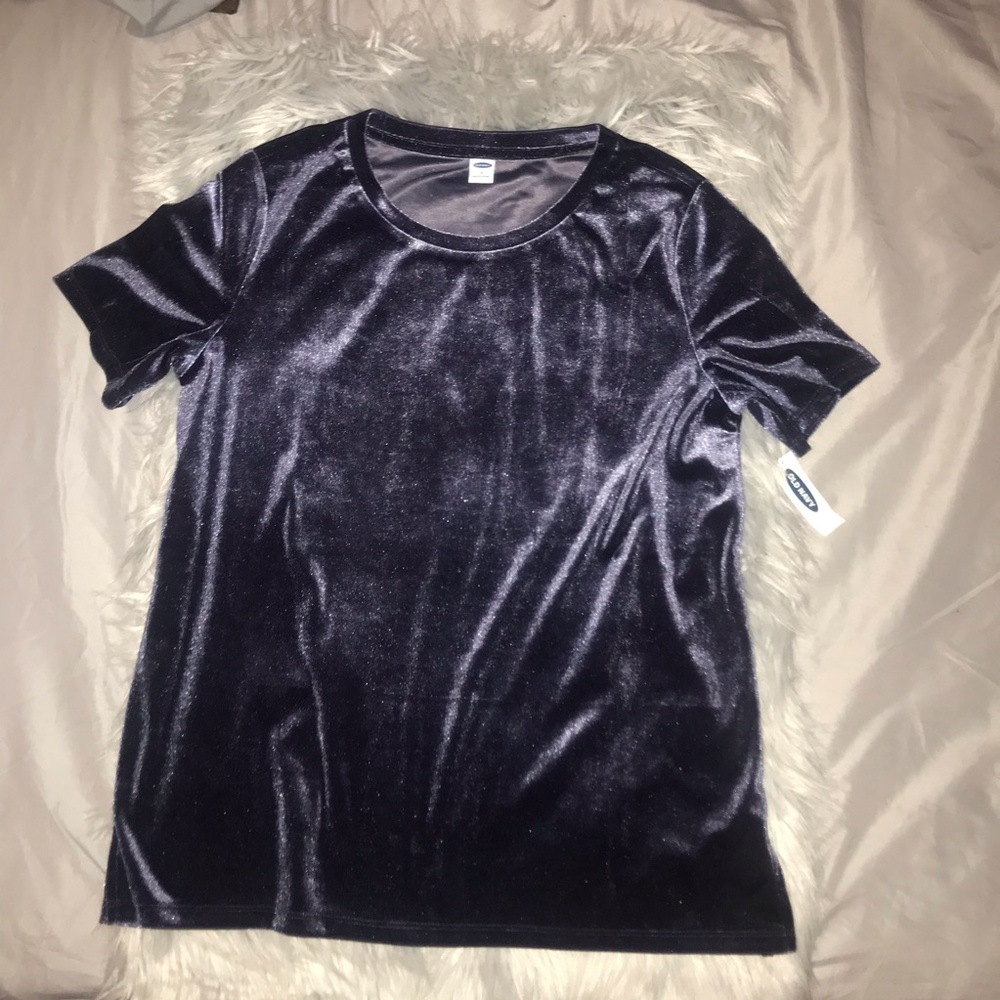Old Navy Relaxed Velvet Tee - Picture 2 of 5